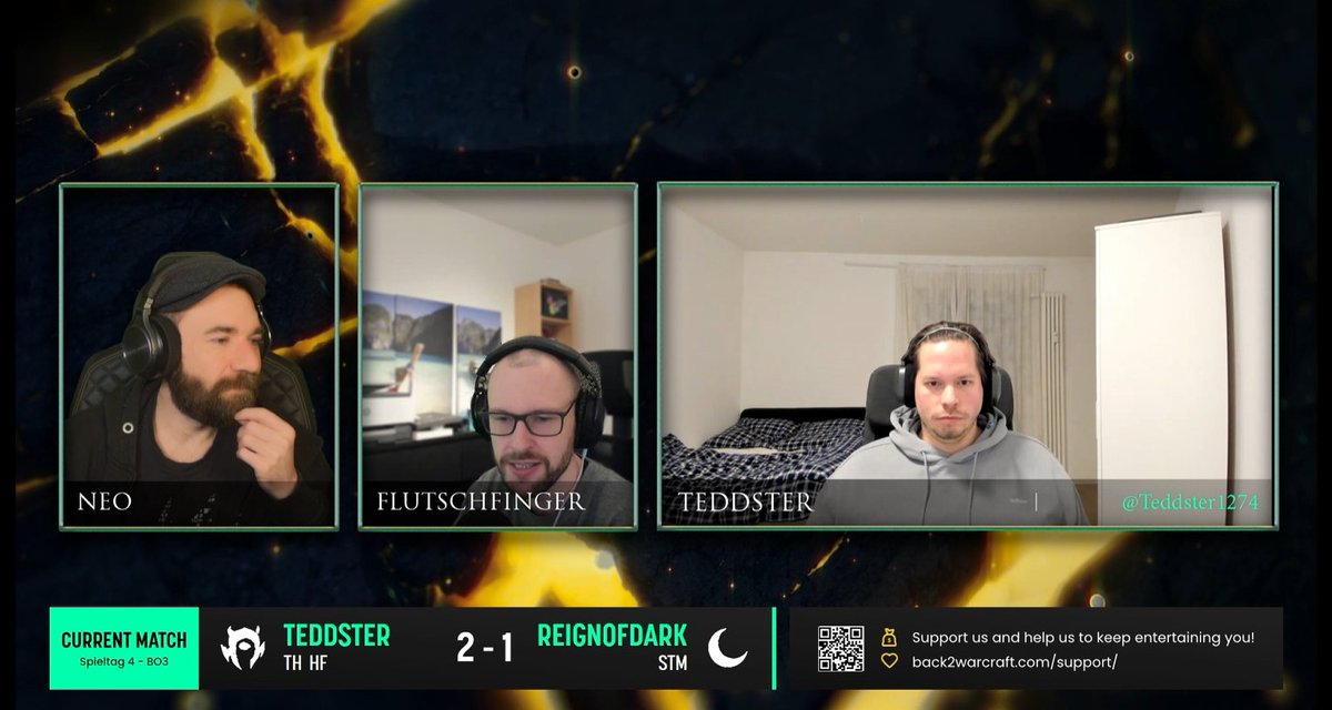 In der <a href="/BeingEsportsGER/">BEING ESPORTS DACH</a> #Warcraft3 Meisterschaft setzt sich <a href="/Teddster1274/">Oliver Jüsten</a> mit 2 zu 1 gegen <a href="/ReiGnDota/">ReiGn</a> durch! GG an beide Spieler 👊🦆