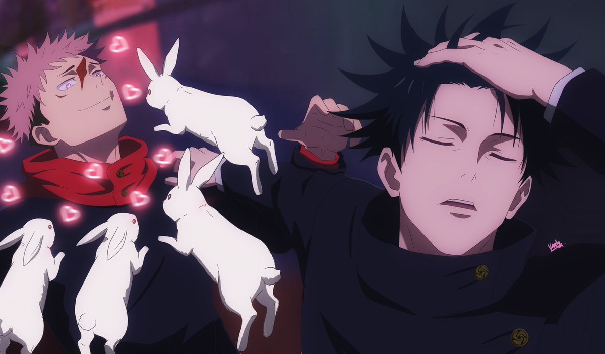 valyst4's tweet image. 🐇🩷🩷 #itafushi #虎伏 #呪術廻戦