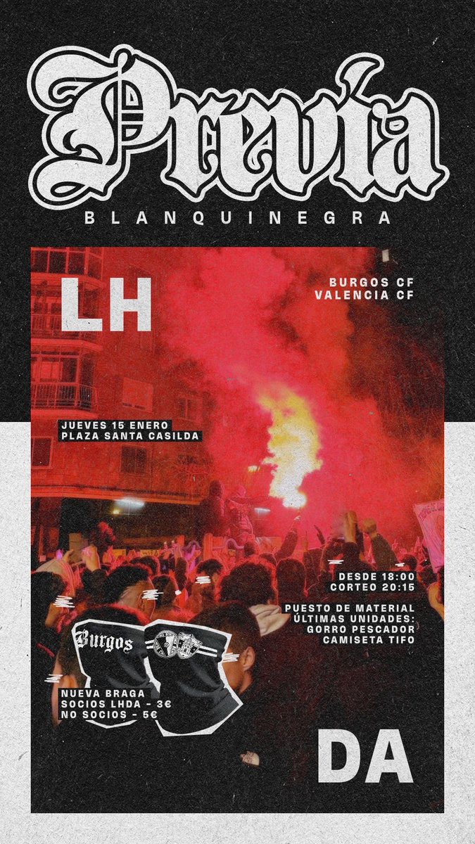 La vida es eso que pasa entre partido y partido del Burgos.

Mañana vuelve el espíritu del matagigantes.
Todos con todo!

LHDA