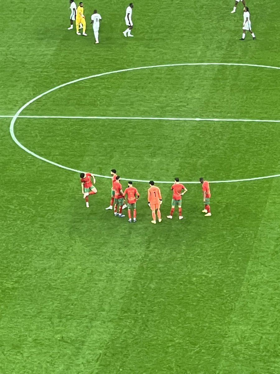 Match s3iiib bezaaaf. Jat7ess b les Nigerians plus techniques et plus forts f les duels fhad la première mi-temps