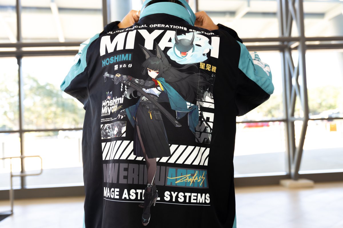 MDOTRAGE's tweet image. ▽ M.RAGE x ZZZ‼️
✨Hoshimi Miyabi Collection✨

Available January 17th
Online &amp;amp; Anime Impulse Los Angeles

🧥 Zip-up Hoodie
🌬️ WINDSTRIKER
👕 T-shirt

#zzzero