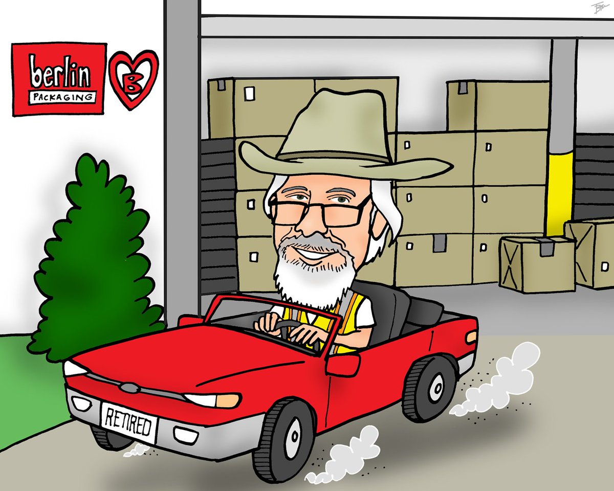 retirement #caricature 
#freelance #drawing #illustration #cartoon
etsy.com/shop/TBToons