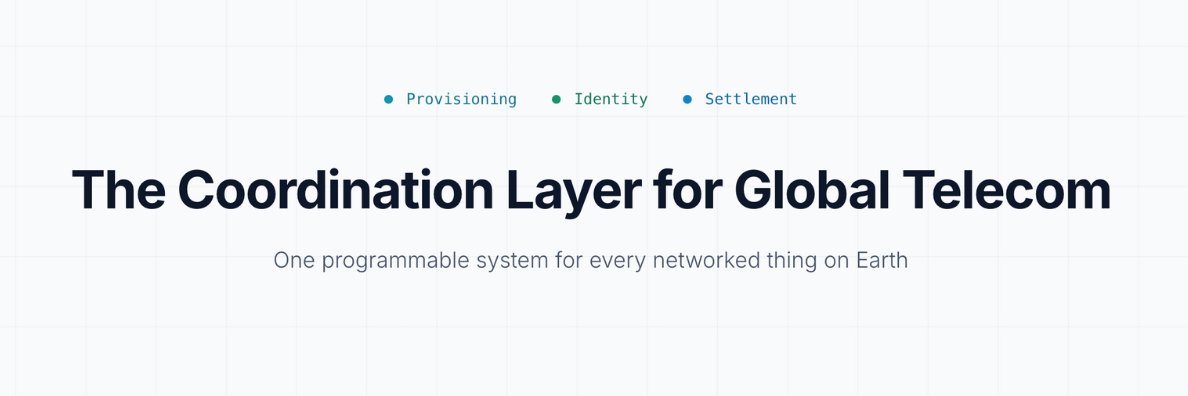 GeSIM is not just a mobile app. In parallel We’re building 'The Coordination Layer of Global Telecom' where Provisioning, identity and settlement become programmable infrastructure, not closed systems. 🌍
