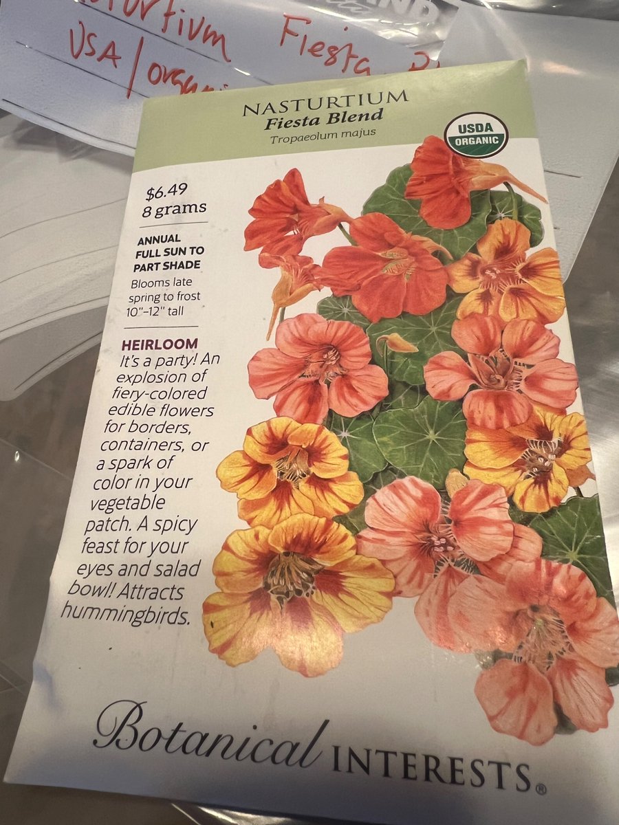 Nasturtiums are edible and can add a peppery flavor to salads, while also providing health benefits such as high levels of vitamin C, iron, and other essential nutrients. They may help boost the immune system and have antimicrobial properties.

January is a good time to start