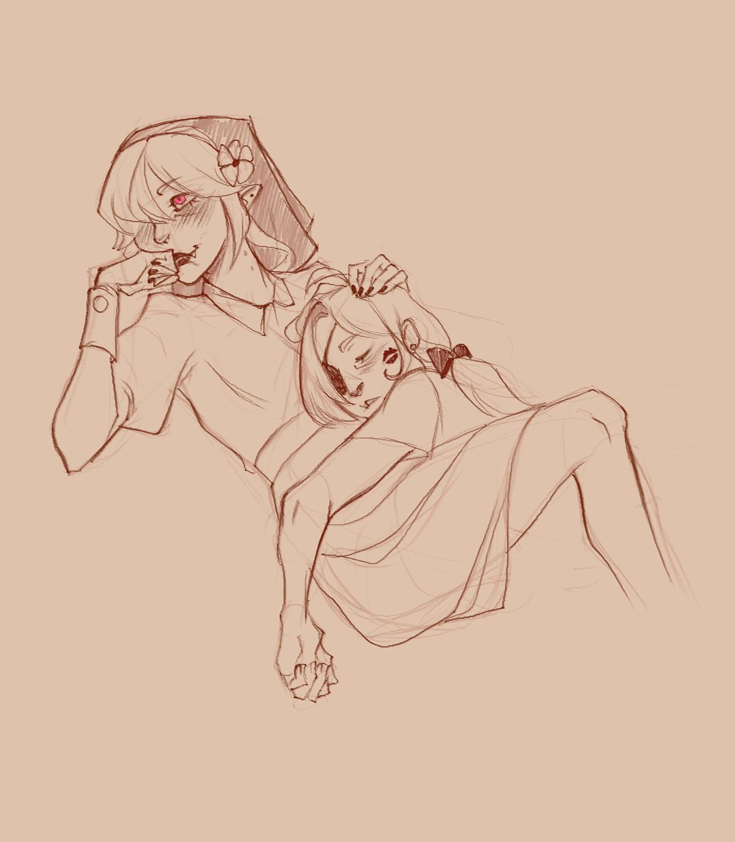 SmkyLamb's tweet photo. instagram request
#Kaerosa #Rosakae #kaeya #Rosaria #Doodles #request https://t.co/Hylaw3InjS
