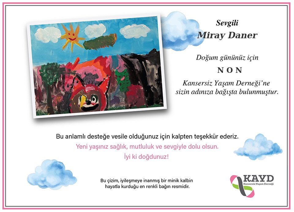 non_miray's tweet photo. Doğum günün vesilesiyle
senin bu dünyaya kattığın güzelliğin küçük bir parçasını paylaşmak istedim.
Dilerim bu bağış, bir çocuğun yüzünde umut dolu bir gülümsemeye dönüşür
ve senin kalbin kadar güzel bir iyilik olarak büyür 🤍✨
@miraay_daneer iyi ki varsın 💫
#MirayDaner 🌟 https://t.co/zxrAnkoJPa