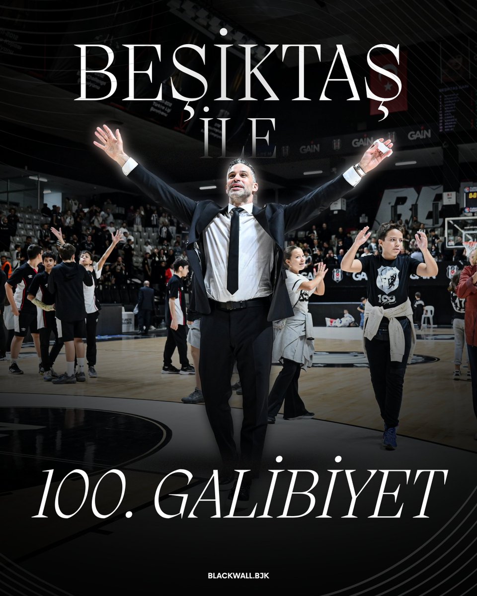 🖤🤍 Dušan Alimpijević, Beşiktaş basketbol takımının başında 100 galibiyete ulaştı!

🇷🇸🐐 VOLIMO TE DUŠAN!

#TheBlackEagleRises
