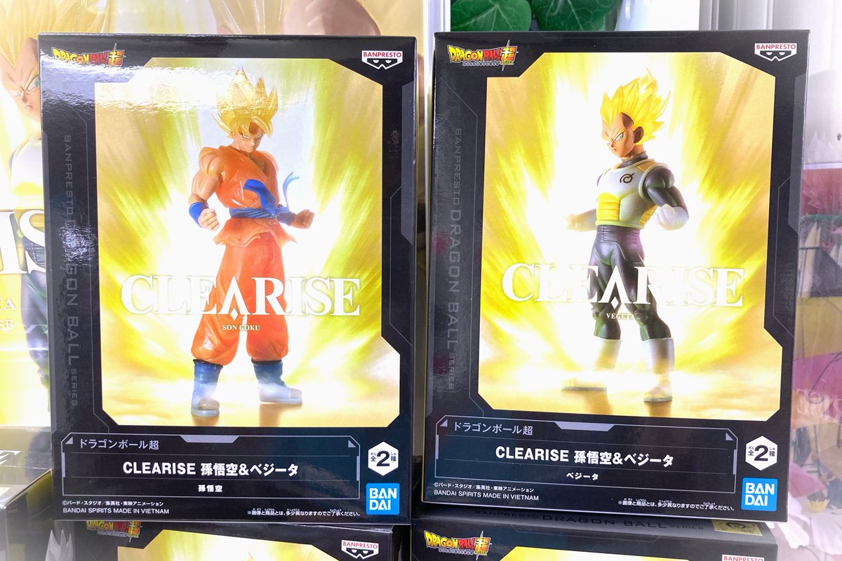 ドラゴンボール超 CLEARISE 孫悟空&ベジータ　３８個 ドラゴンボール超 CLEARISE 孫悟空&ベジータ セット売り 新品、未使用