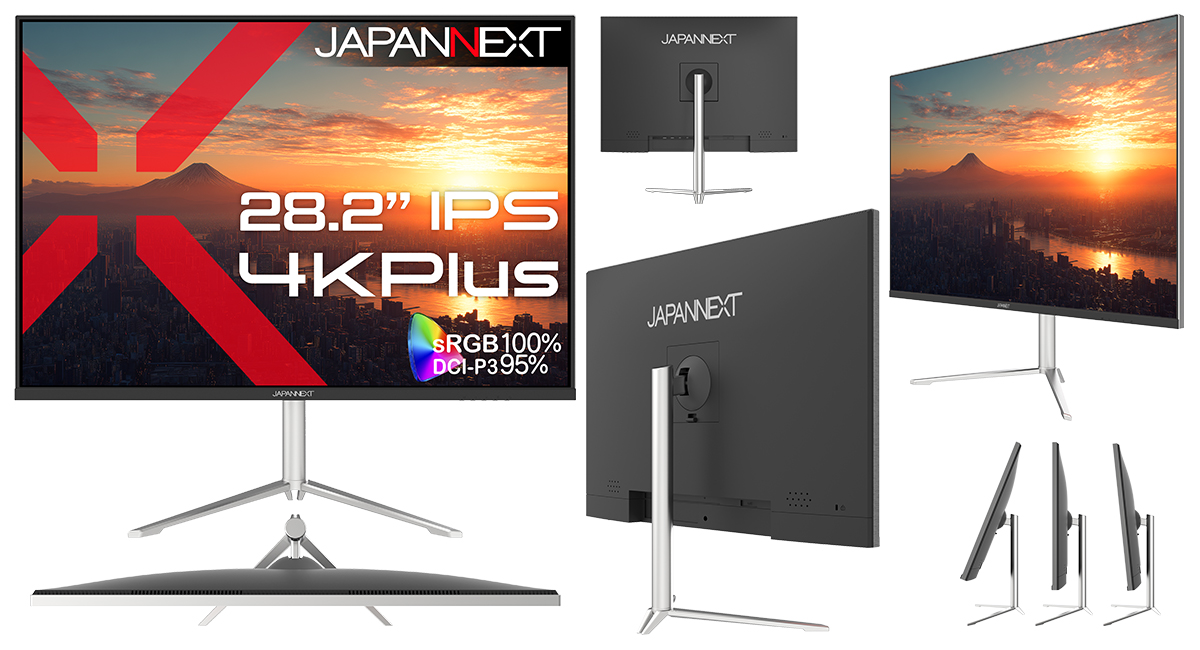 japannext1's tweet image. 🎉\本日発売!/🎉
🆕28.2インチ IPSパネル搭載
4K Plus液晶モニター🖥️

超高精細4K Plus(3840×2560)解像度🪟
4Kの​約1.18倍の​高解像度と​3:2の​アスペクト比で​
圧倒的な​作業効率📈
sRGB:100%、​DCI-P3:95%の​広色域に​対応🎨
便利な​PBP/PIP機能搭載📚
ECサイト限定！​

33,980円!
JN-282Ei4KP…
