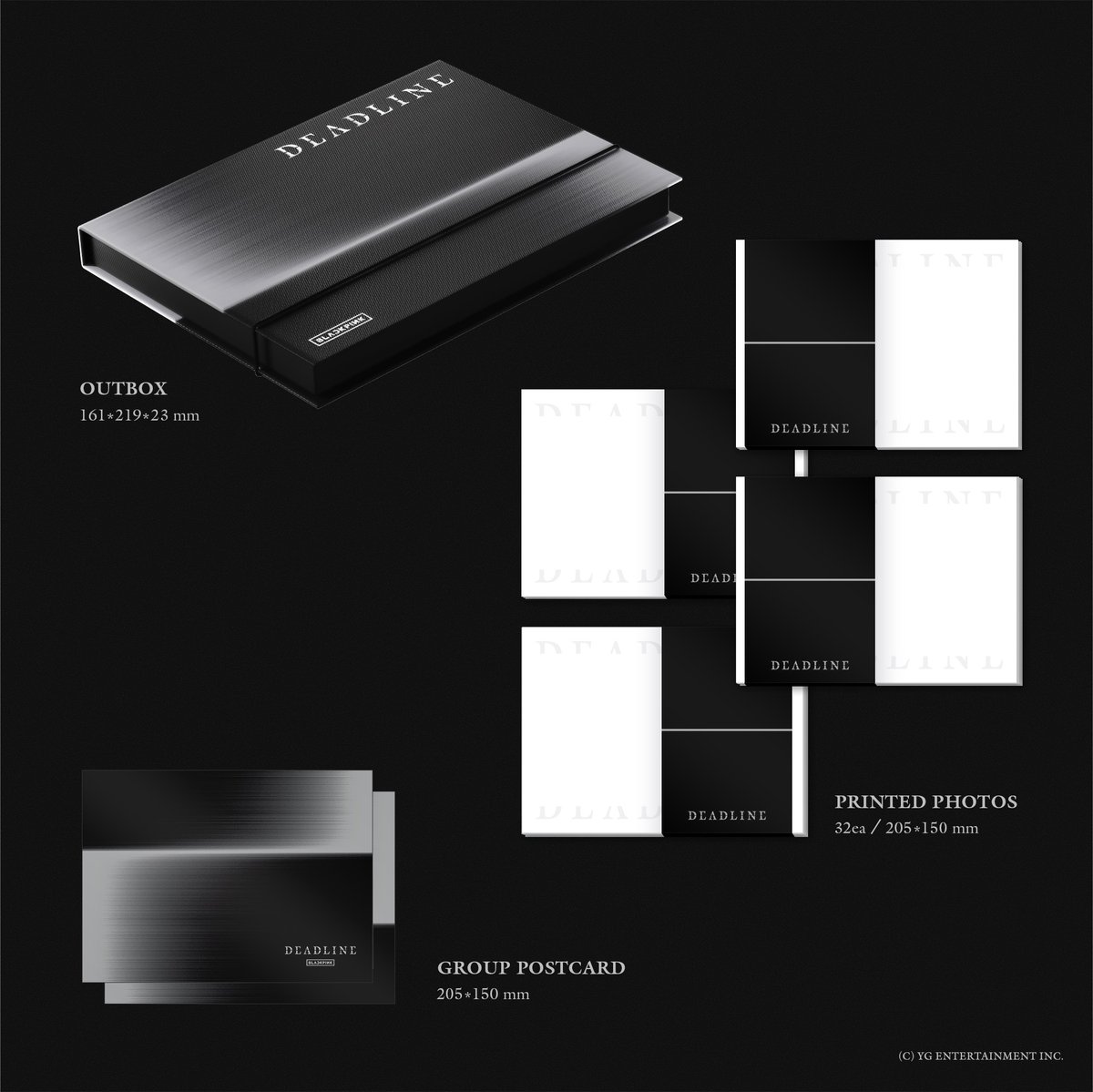 BLACKPINK's tweet image. 📢#BLACKPINK 3rd MINI ALBUM [DEADLINE] 발매 안내 공지

블랙핑크의 음악적 진화와 폭넓은 표현력을 보여주는  BLACKPINK 3rd MINI ALBUM [DEADLINE] GRAY Ver. 이 발매됩니다. 

PRE-ORDER LINK  ➡️orcd.co/blackpink-dead…

#블랙핑크 #3rdMINIALBUM #DEADLINE #YG