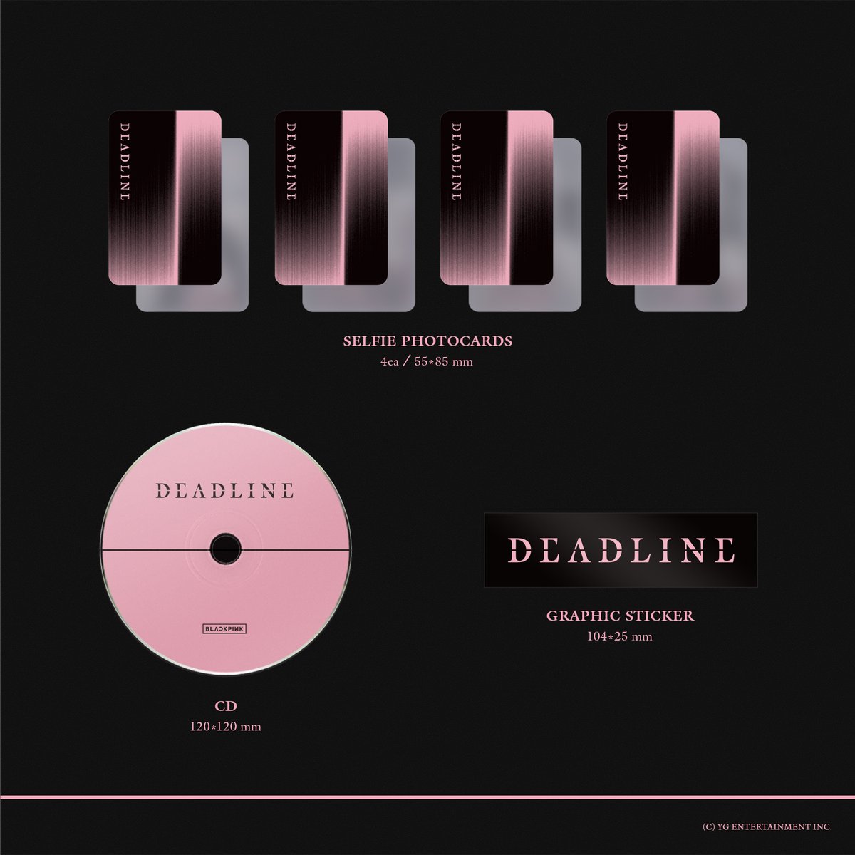 BLACKPINK's tweet image. 📢#BLACKPINK 3rd MINI ALBUM [DEADLINE] 발매 안내 공지

세계 최정상 아티스트로 확고히 자리매김한 블랙핑크의 독보적인 존재감을 증명하는 BLACKPINK 3rd MINI ALBUM [DEADLINE] BLACK / PINK Ver.이 발매됩니다.

PRE-ORDER LINK  ➡️orcd.co/blackpink-dead…

#블랙핑크 #3rdMINIALBUM #DEADLINE…