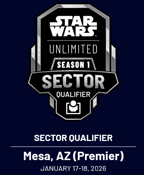 ViperSleeves's tweet photo. Are you ready? SWU Sector Qualifier this weekend. Be sure to stop by and cheer on the team. Also stop by our booth for incredible savings on TCG sleeves and accessories.  
Mesa Convention Center
263 N Center St, Mesa, AZ 85201

Register for the event here

https://t.co/W4H9mPxTJf https://t.co/kMmVvD8uaQ