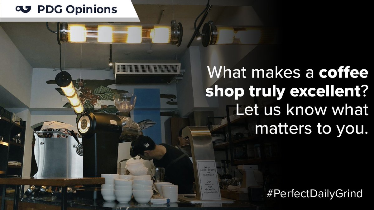 PerfectDailyG's tweet image. Beyond coffee quality, what defines a great coffee shop? The answer is different for everyone: it might be a barista who remembers your name, clean, well-stocked bathrooms, or multiple espresso options on bar.

#PerfectDailyGrind #PDGOpinions #SpecialtyCoffee #Baristas