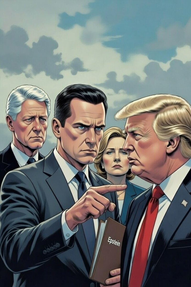 xAlphaWarriorx's tweet image. Why won’t Thomas Massie @MassieforKY call for the arrest of Bill Clinton, a man documented in the Epstein files and photographed with women whose faces have been redacted in the files released for Epstein?

Why won’t he demand accountability from Bill and Hillary Clinton, who…