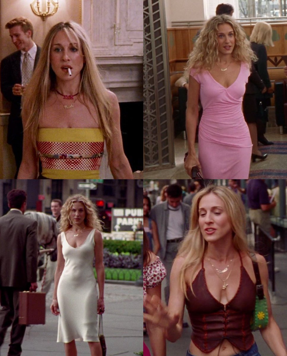 Sarah Jessica Parker em Sex and the City.