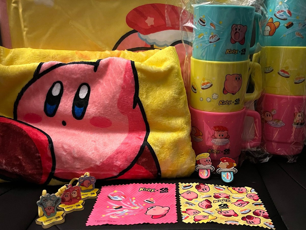 1月もカービィのくら寿司コラボ！！ 第二弾のブランケットも今日から