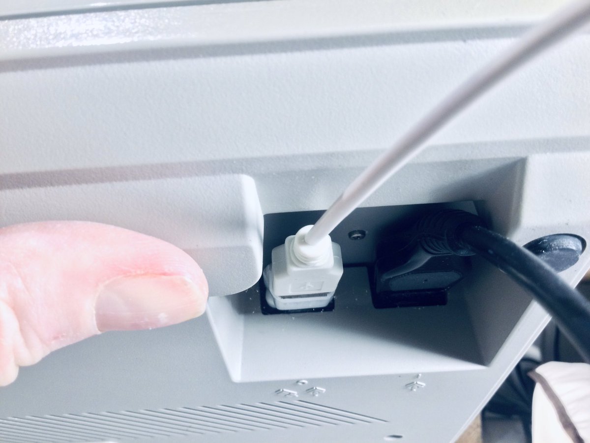 gordoslair's tweet image. I love my Atari ST but why did they switch the joystick and mouse port to a tiny cubby hole under the keyboard? So annoying. #Atari #AtariST