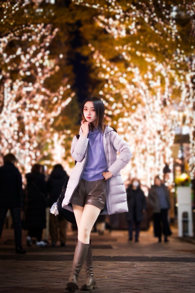 cici さん442 @iam_ciciX #イルミネーション 17 #chinesegirl