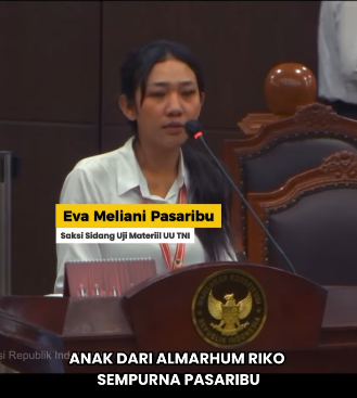 Video diatas diambil saat Sidang Uji Materiil UU TNI – Agenda Mendengarkan Keterangan Saksi dan Ahli Pemohon perkara 197/PUU-XXIII/2025

Sidang Uji Materiil Undang-Undang TNI dengan agenda keterangan saksi digelar di Mahkamah Konstitusi pada hari Rabu (14/1). Dalam persidangan
