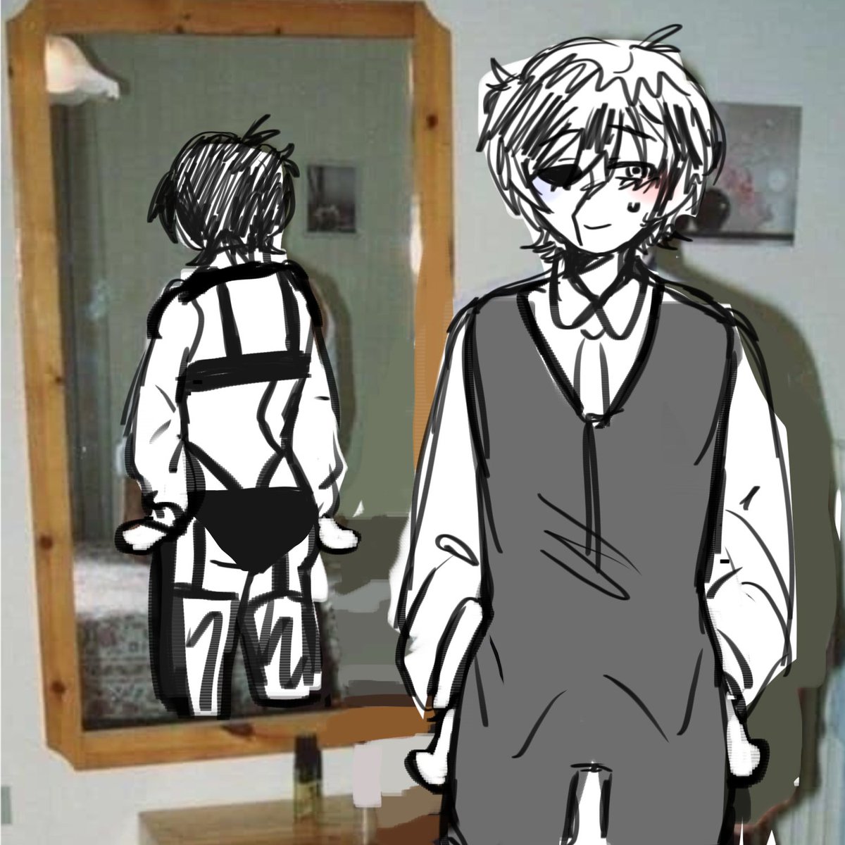 shrninimp8's tweet image. el verdadero traje de Natalan 🗣️

#natalanfanart