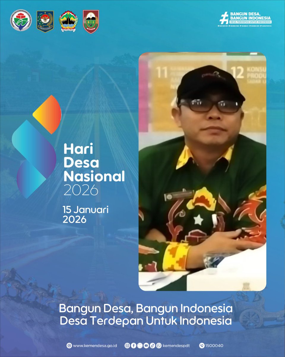 SEMARAK HARI DESA NASIONAL 2026
Boyolali. Kamis 15 Januari 2026  
<a href="/prabowo/">Prabowo Subianto</a>
<a href="/gibran_tweet/">Gibran Rakabuming</a>
<a href="/YandriSusanto/">Yandri Susanto</a>
<a href="/ArizaPatria/">Ariza Patria</a>
<a href="/kemendespdt/">#BangunDesaBangunIndonesia</a>
<a href="/desapenusantara/">desapesonanusantara</a>
<a href="/bpsdmkemendesa/">Bpsdm Kemendesa</a>
#HariDesaNasional2026
#BangunDesaBangunIndonesia
#DesaTerdepanUntukIndonesia
#PendampingDesaHebat