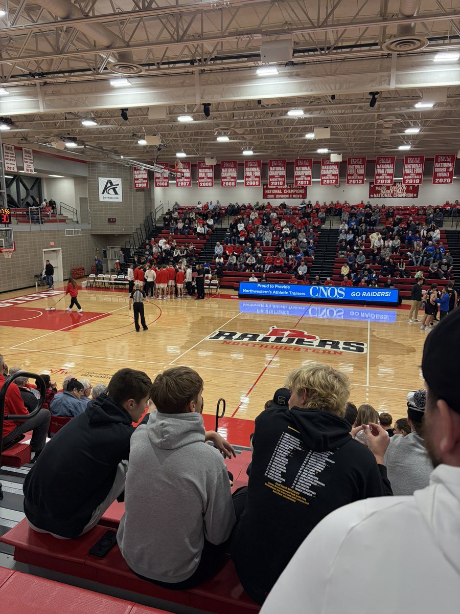 klyons728's tweet image. Witnessing the next great chapter at @NWCBasketball @ColtonKooima