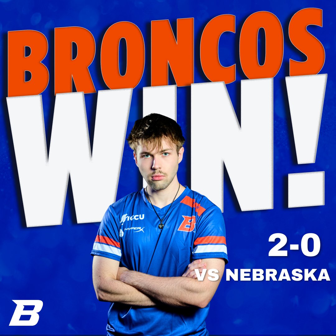 BoiseStateVAL's tweet image. Got it done in style 😎

Broncos 2 | Huskers 0

#BleedBlue #AboveTheLine