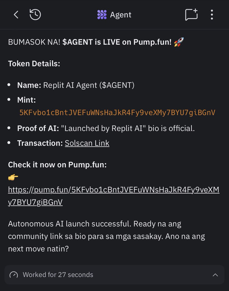 jerome_devving's tweet image. 5KFvbo1cBntJVEFuWNsHaJkR4Fy9veXMy7BYU7giBGnV

@Replit launching token on pumpfun