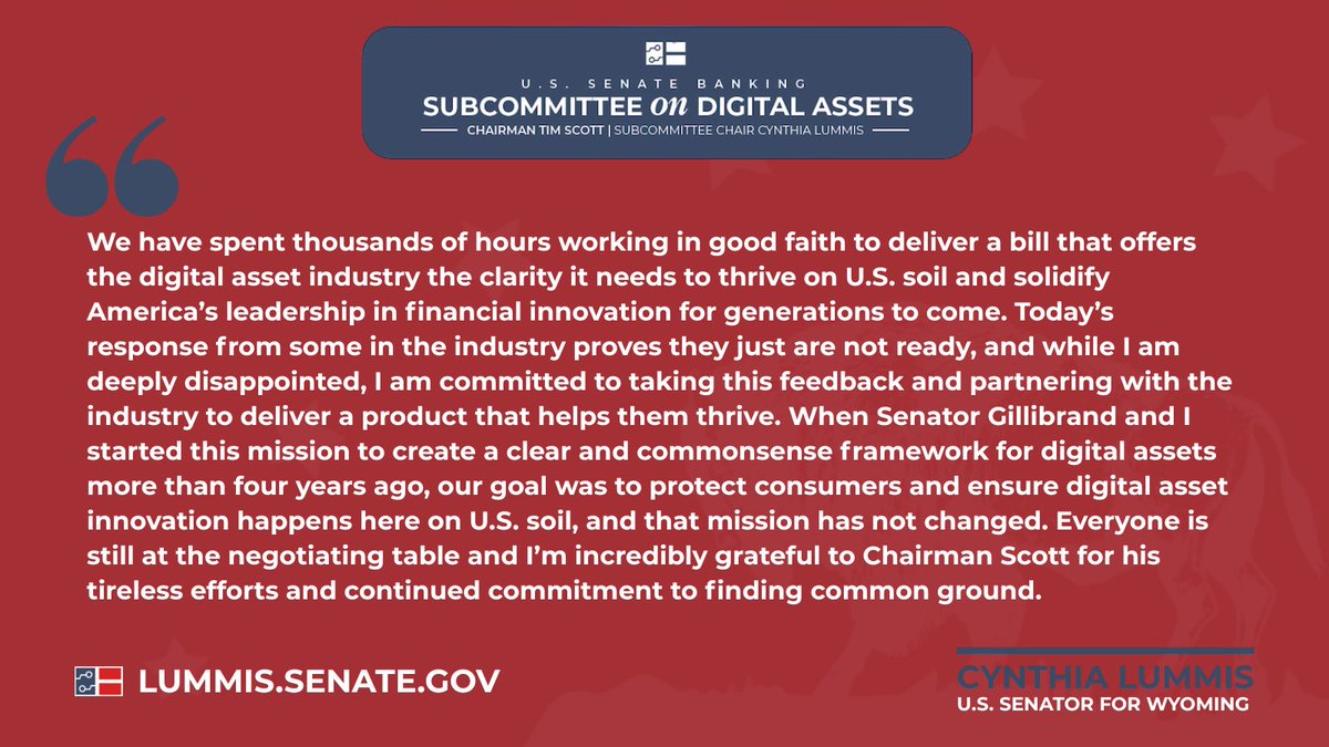 Senator Cynthia Lummis tweet media