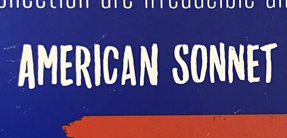 RobRoman23's tweet image. My Own Private Ulysses:
My Own Public American Sonnet

I’ll give it a go, this American
Show and tell. Oh, my meter’s already blown.
Yeah, no, just own it: Yell instead of show.
I am jamming iambs up my pentameter, da-DUM, da-DUM…

robertromanempire.com/single-post/my…