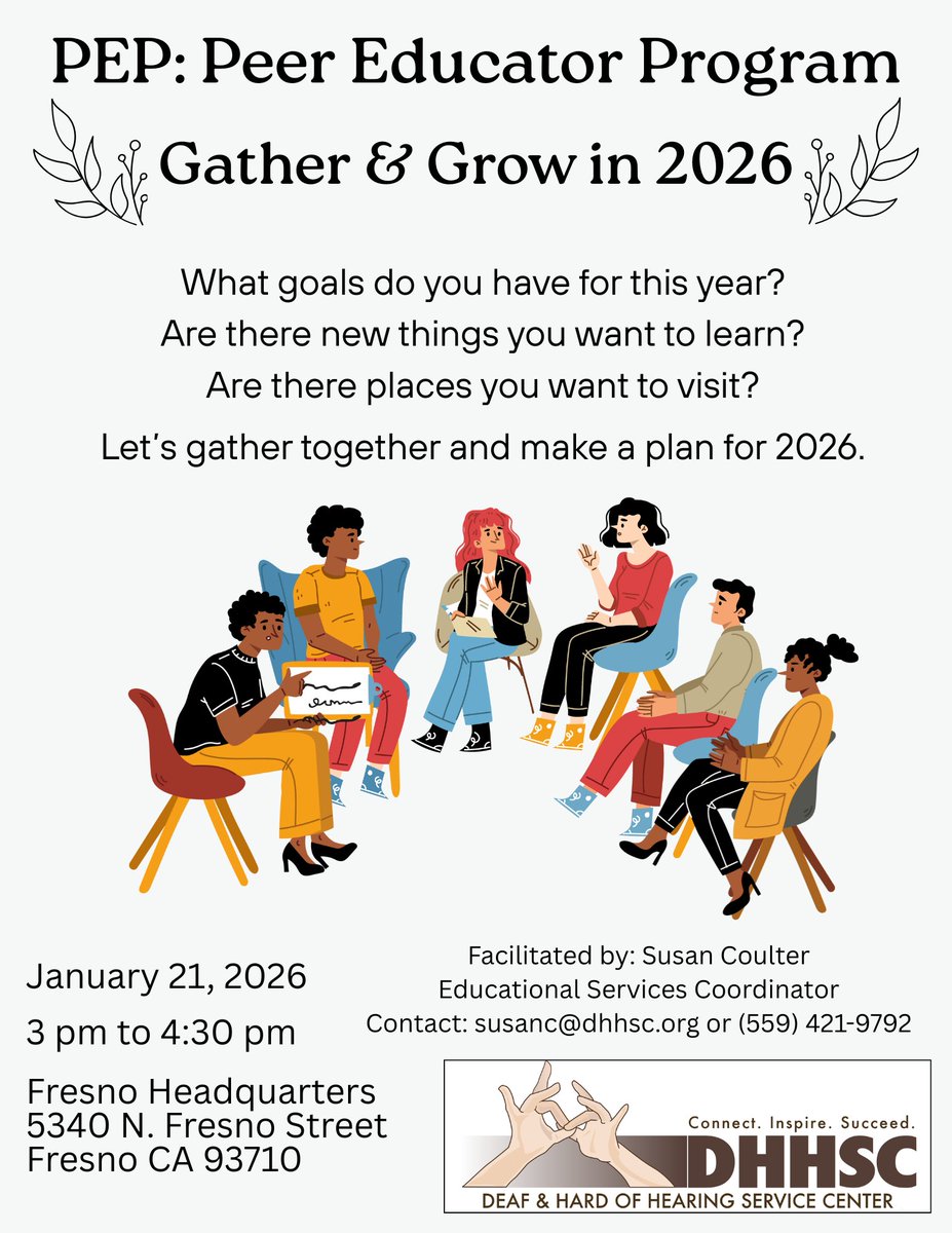 *PEER EDUCATOR PROGRAM IS BACK NEXT WEEK!*

Full message: instagram.com/p/DTgePcQgRk4/

#DHHSC #PeerEducatorProgram #PEP #GatherAndGrow #Discussion #Plan