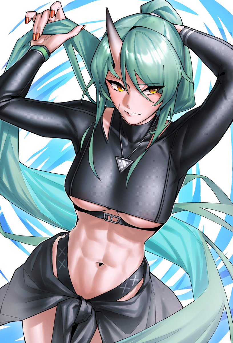 Lycan_Aoi's tweet image. #PortfolioDay Lineart &amp;amp; anatomy, GFL &amp;amp; Arknights.