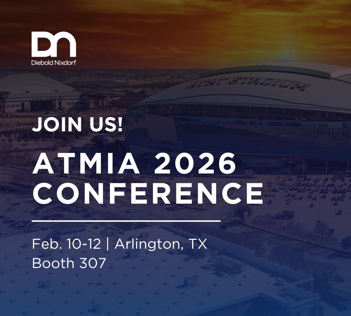 DieboldNixdorf's tweet image. Headed to #ATMIA2026? Stop by the DN booth and see how our innovative self-service solutions help #FIs connect seamlessly with consumers across physical &amp;amp; digital channels.

Let's work to transform your #branch network and deliver frictionless experiences.
See you there!