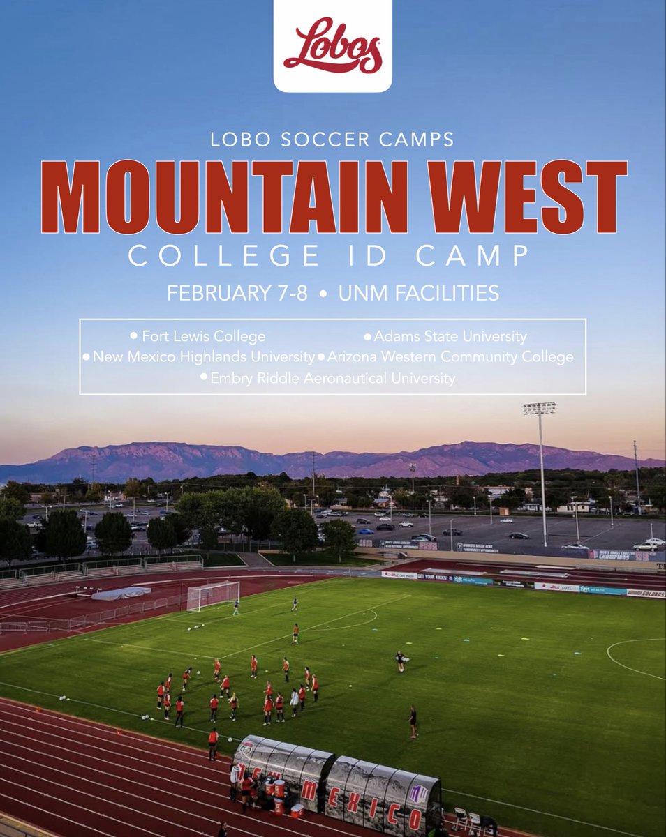 UNMLoboWSoccer's tweet image. The list of schools attending keeps growing! Don’t miss out on a chance to play in front of multiple college coaches for across the country! Register at a discounted price before January 16th!  lobosoccercamps.totalcamps.com