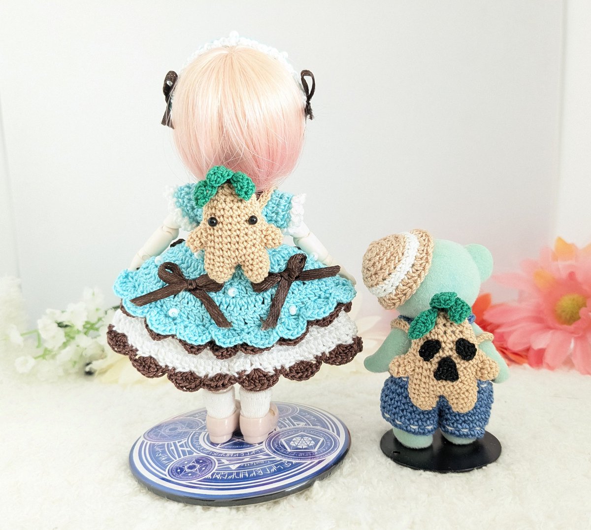 おはようございます☀
今週末は今年はじめのイベント「ミニチュア展」です
※私は18日のみの出店です

今回はドール用の服や小物も並べますよ
新作の星空シャチあみぐるみやマンドラゴラリュックも🩷
ぜひ天神に遊びに来てくださいませ☺️
#ミニチュア展Vol3
＃ギャラリーMIROKU