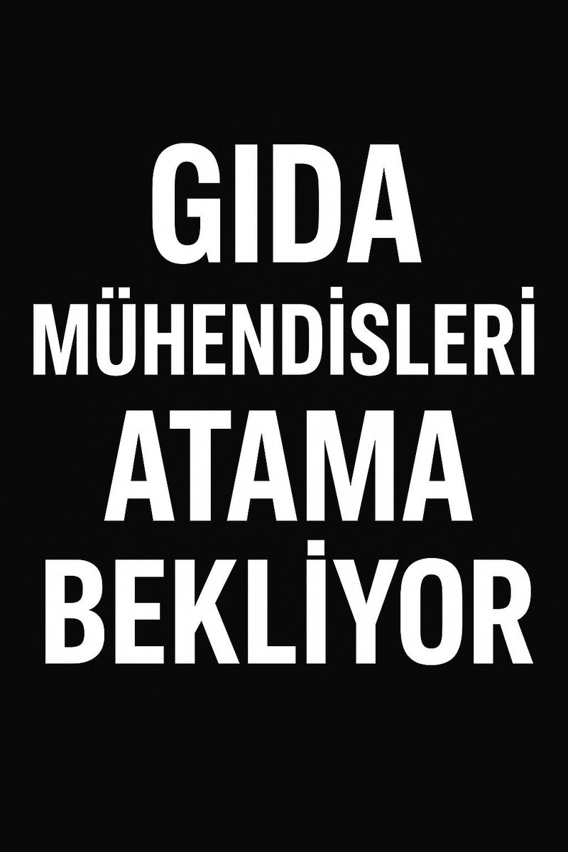 <a href="/ahmetesmer2121/">Ahmet ESMER</a> Okuduk puanlarımızı aldık 80 üstü puanlarla zehirlenmeler bu kadar yoğun yaşanmışken atanamıyoruz.

Sadece 7 Gıda Mühendisi atandı

Denetlemeleri bilirkişi olan Gıda Mühendisleri yapsa ne esnaf mağdur olur ne halkımız.

Sesimizi duyun lütfen.
#GıdaMühendisleriAtamaBekliyor