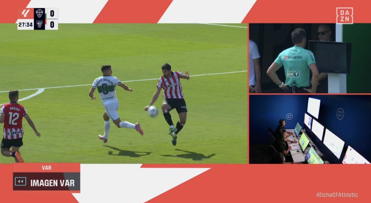 ¿A que no sabéis quién estaba en el VAR en el Elche-Athletic donde Vivian tuvo que ser expulsado?

El señor López Toca, que hoy estuvo en el VAR frente al Betis.