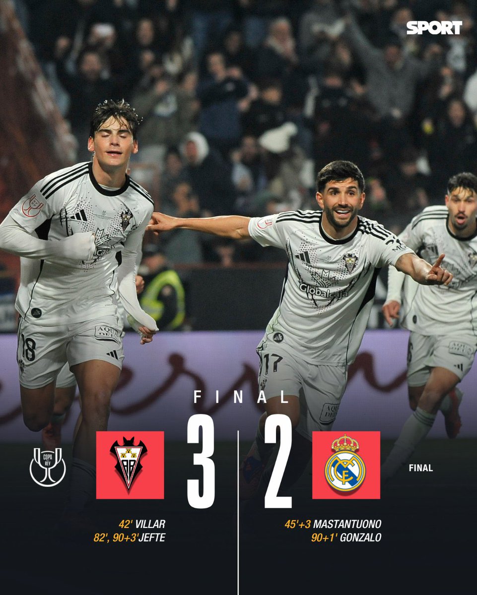 Ya sabéis lo que dicen de Albacete, el que más larga la tiene más honda la mete…#CopaDelRey #AlbaceteBPRealMadrid