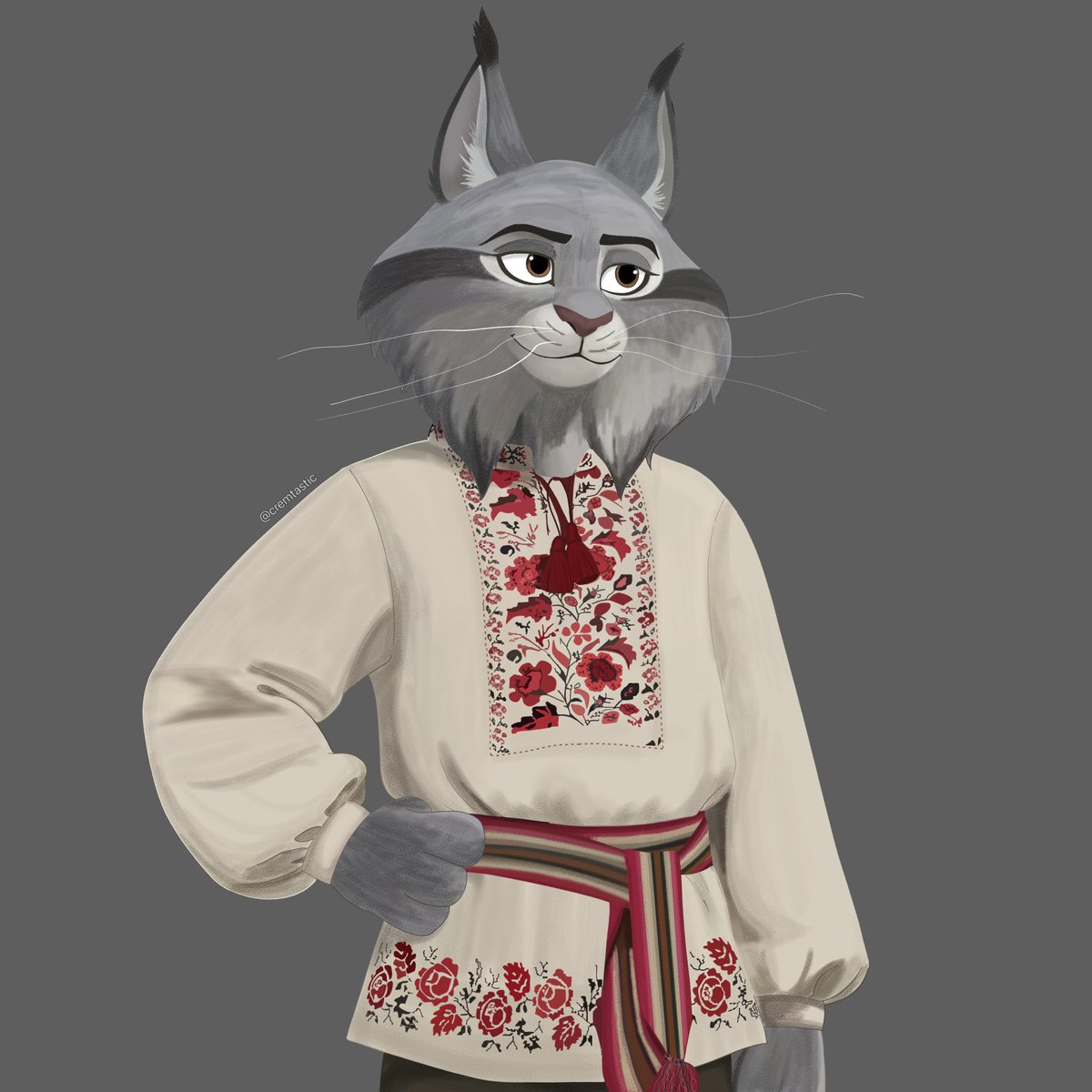 Cremtastic's tweet image. Russian Pawbert AU #pawbert #PawbertLynxley #fanart #au