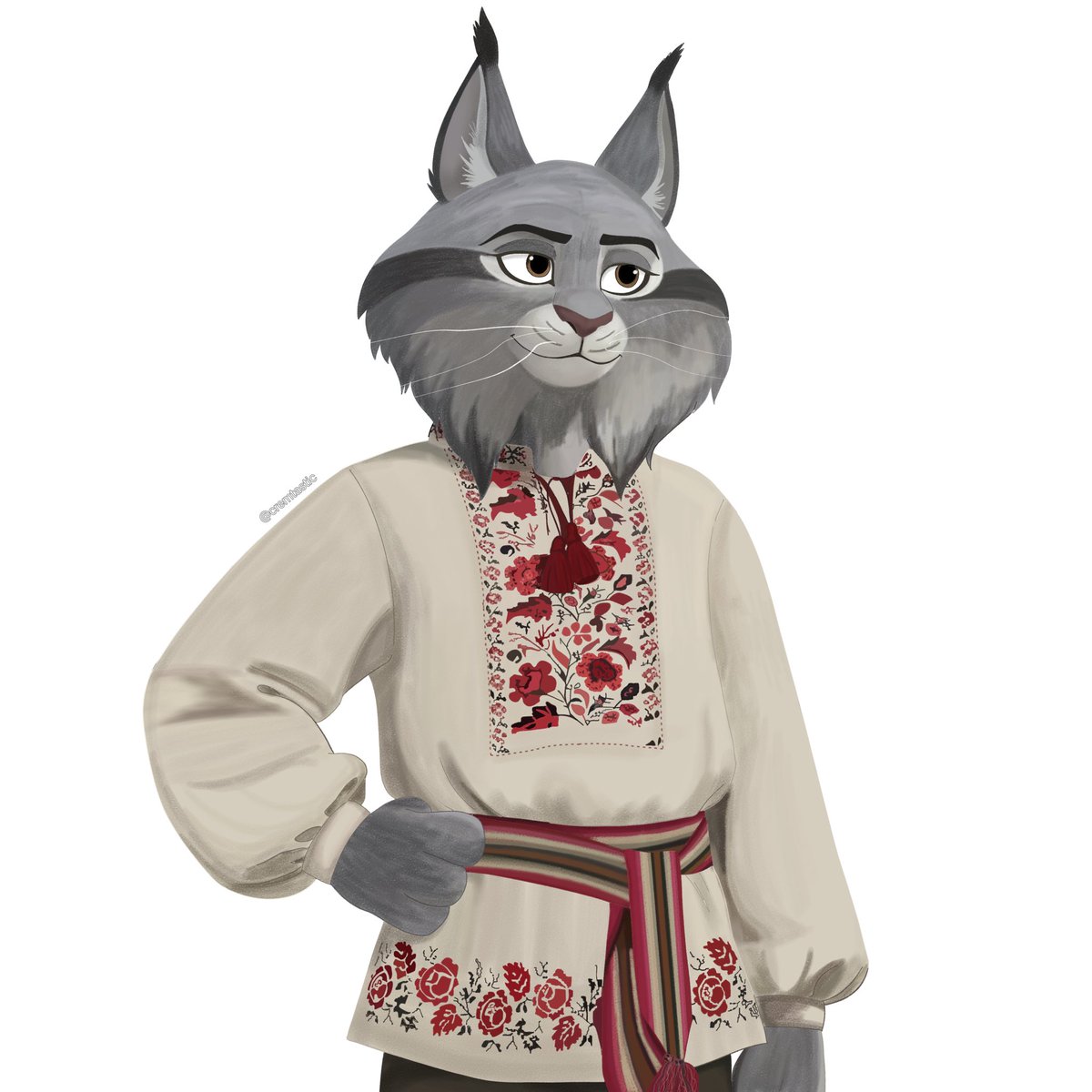 Cremtastic's tweet image. Russian Pawbert AU #pawbert #PawbertLynxley #fanart #au