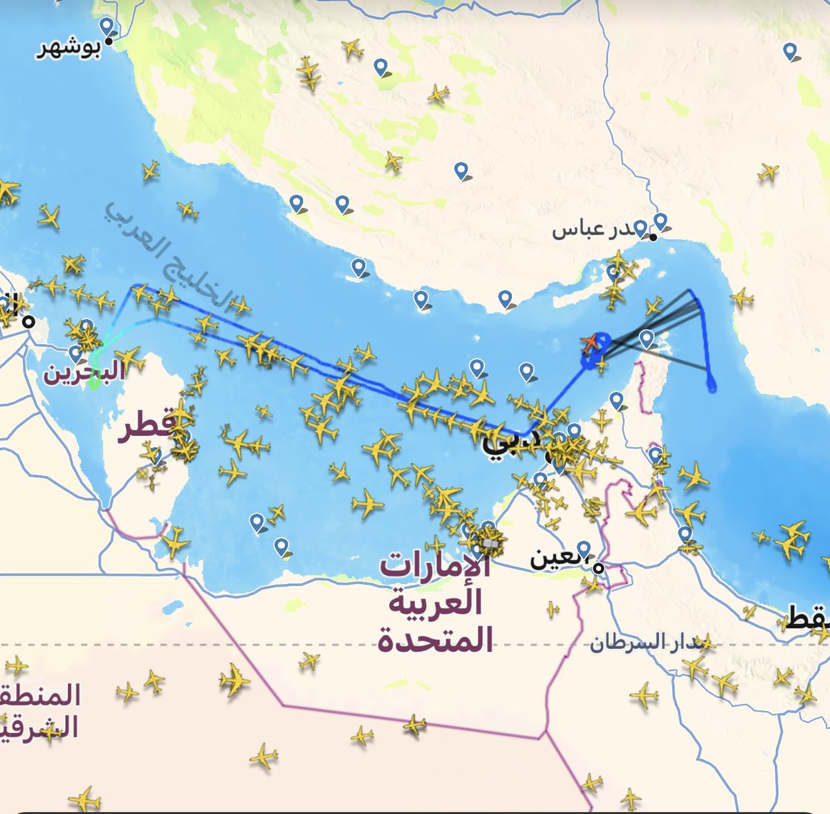 انطلاقا من البحرين.. طائرة استطلاع البحرية الأمريكية Boeing P-8A Poseidon تنشط في مضيق هرمز لأدوار تشمل الحرب ضد الغواصات (ASW) والحرب ضد سفن السطح (ASuW).