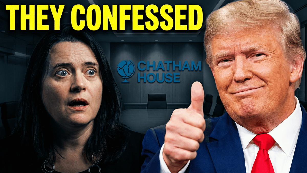 YouTube Thumbnail: Trump vs. Chatham House Reaction AI image template preview