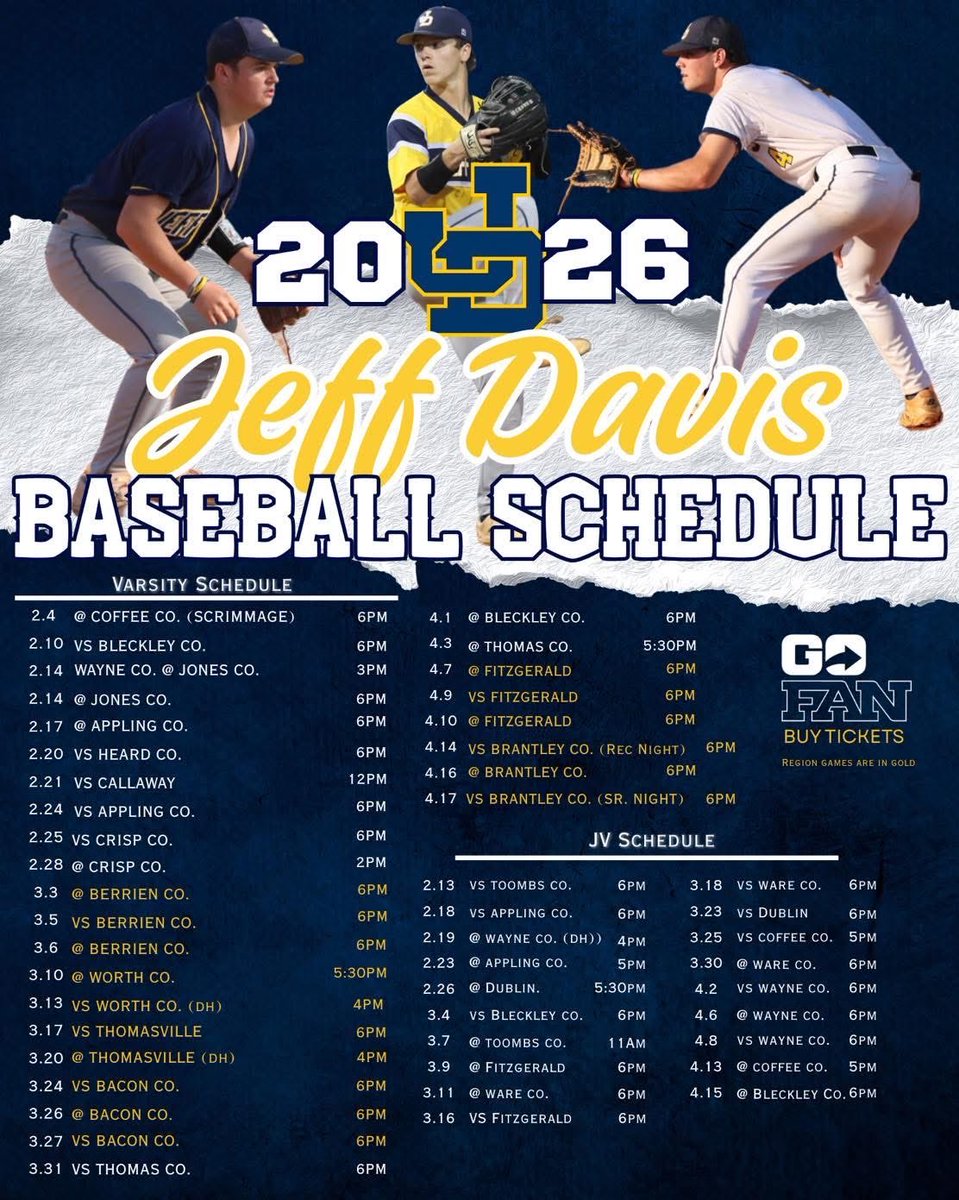 Jeff Davis Baseball tweet media