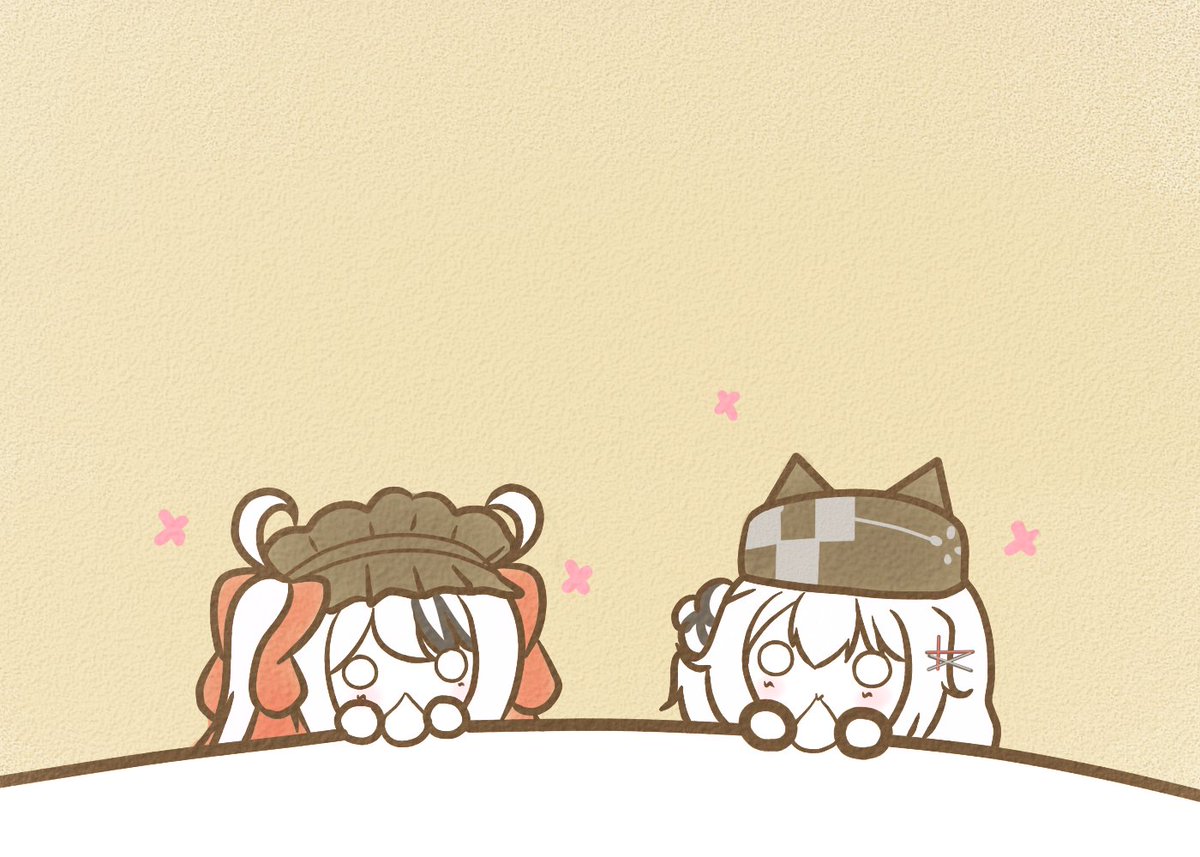 kati_koti's tweet image. お餅を食べるエルベたち
#アズールレーン