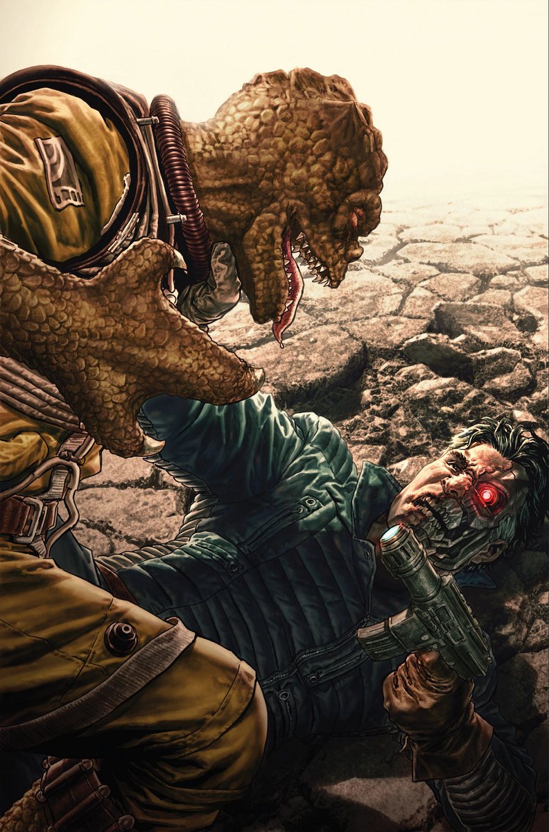 cimerians's tweet image. Bounty Hunters #3 cover art by Lee Bermejo
#StarWars #comicart