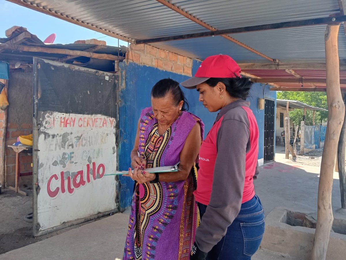 #VeoliaGuajira🏜️ en tu comunidad, llegamos para sensibilizar a nuestros usuarios sobre el cuidado del agua y la importancia de la sostenibilidad.💧

¡Seguimos impulsando acciones sostenibles que transforman comunidades! 💧