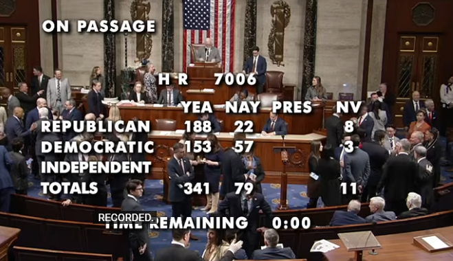 jamiedupree's tweet photo. House approves 2-bill government funding minibus (State Dept/foreign ops + Financial Services / general gov't) in a strong bipartisan vote.

3 bills are already in law.  9 remain unfinished and face a Jan. 30 shutdown deadline, including the bill that funds DHS and ICE. https://t.co/dIECIXdXx6
