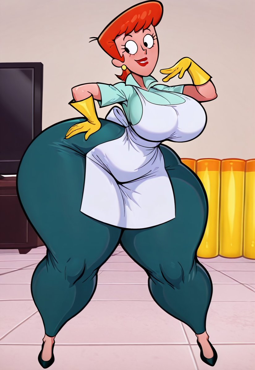 Mastermindskech's tweet photo. Dexter's Mom #DextersLaboratory #dextermom #DextersLab #CartoonNetwork #AIart #AIイラスト #AIillustration #aigeneratedimages https://t.co/siGQGL5bqB