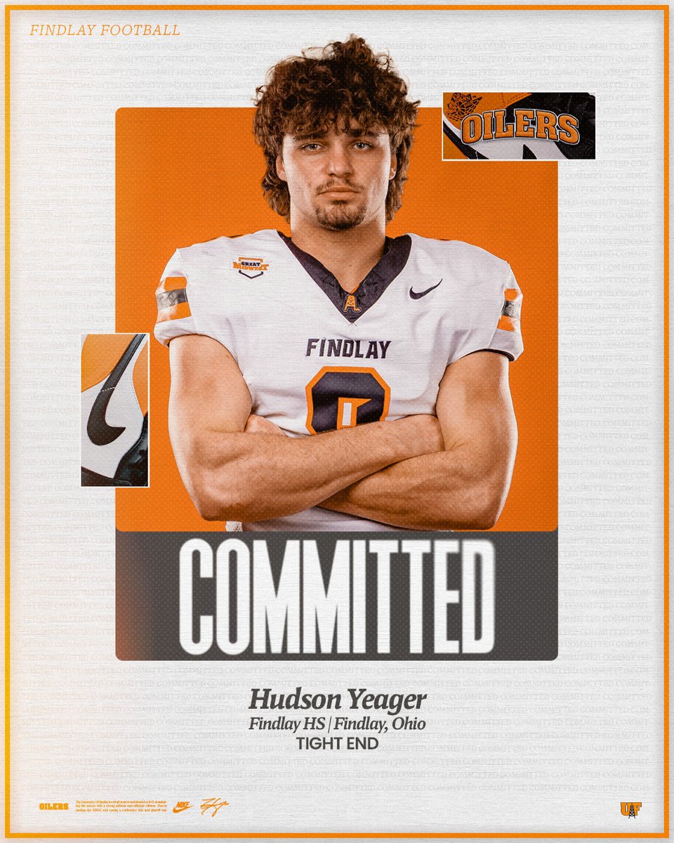 Blessed to announce my commitment to the University of Findlay. Thank you to my Family, friends, coaches, and teammates for their support throughout these 4 years. GO OILERS!!🟠⚫️ <a href="/stefadams87/">Stefan Adams</a> <a href="/CoachTylerJohns/">Tyler Johns</a> <a href="/CoachMartin28/">Drake Martin</a> <a href="/FootballFindlay/">FINDLAY FOOTBALL</a> <a href="/FindlayOilers/">Findlay Oilers</a>