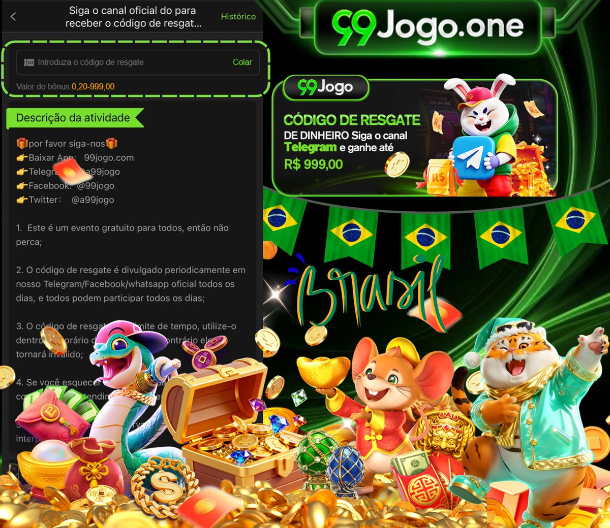a99jogo's tweet photo. 🌟🌟Queridos membros do 99jogo, o código de resgate de hoje já foi emitido. Façam login para resgatá-lo. Obrigado!⭐⭐
 Código de resgate de hoje: 5461 👉
  Validade do código: até 21:00⏰
🌎Telegram (https://t.co/NVa64YDxY6) 

🌐 Site Oficial: https://t.co/B5GAWFau3D https://t.co/d7FSEC0mfU